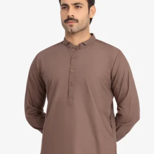 Men's Mocha Brown Kurta Shalwar