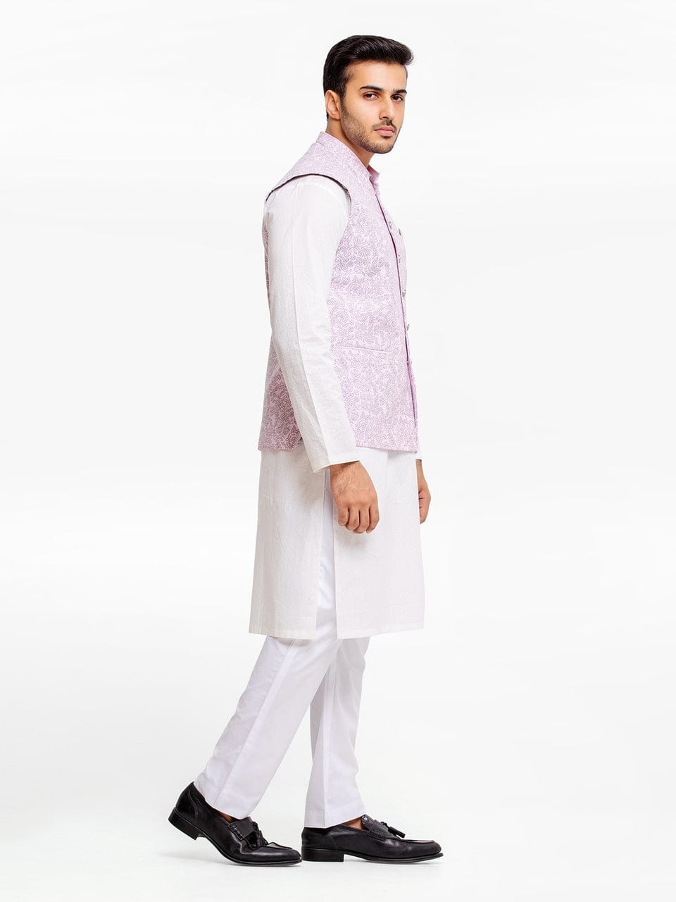 Pink Waist Coat for men - Image 3