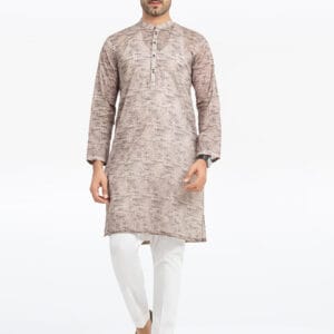 Men's Beige Kurta