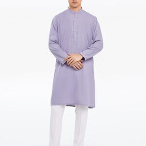 Men's Light Purple Kurta