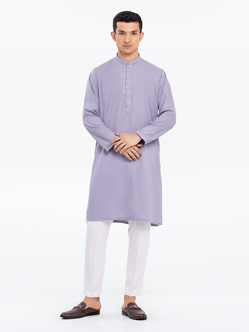 Men's Light Purple Kurta