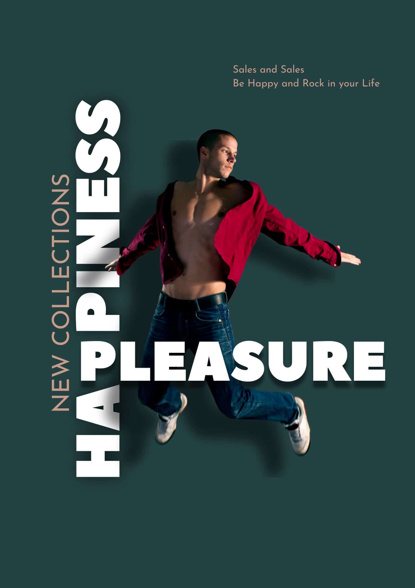 Blue Black Bold Gradient Shoes Promotion Poster-min E-Commerce Shop