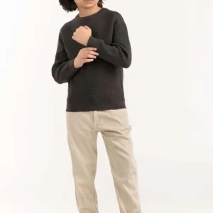 Junior Boys Green Knit Sweater