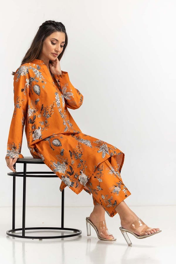 Digital Printed Dobby Shirt And Trouser - Image 3