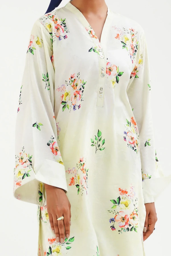 Cotton Viscose Printed Co-Ord Set - Image 2