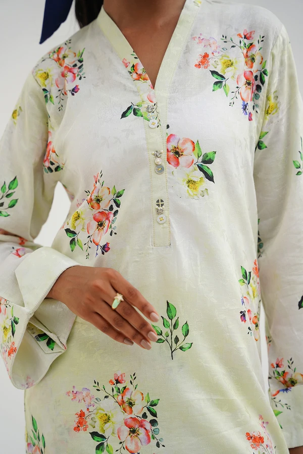 Cotton Viscose Printed Co-Ord Set - Image 4