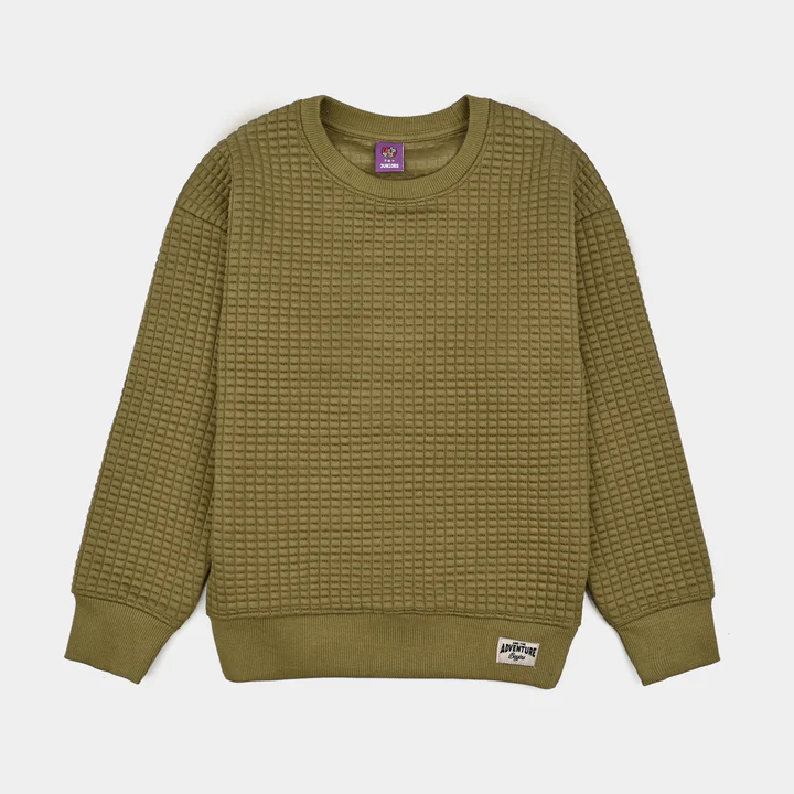 Boys Quilted Sweatshirt
