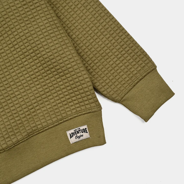 Boys Quilted Sweatshirt