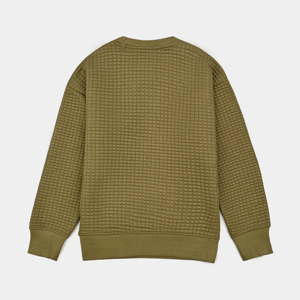 Boys Quilted Sweatshirt