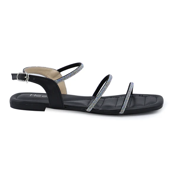 Black Fancy Sandal