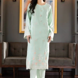 Unstitched 2 Piece Embroidered with Shirt & Trouser