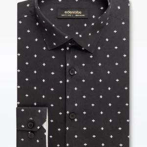 Men's Black Shirt – Classic & Vertile