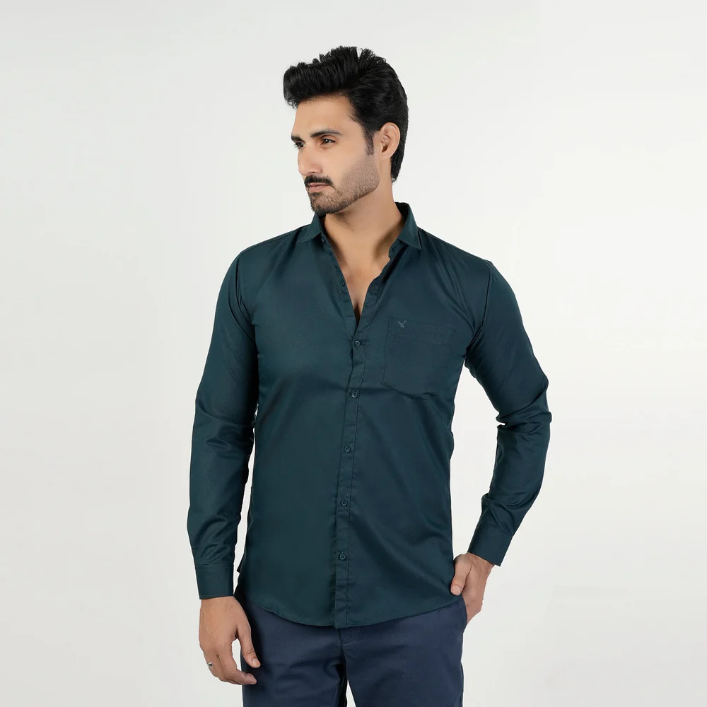 Teal Men's Casual Shirt
