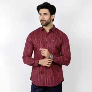 Red Men's Casual Shirt