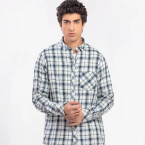 Regular Fit Checked Shirt For Men
