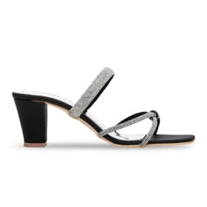 Fancy Block Heel - Black