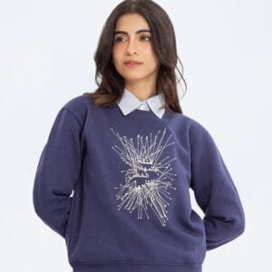 Navy Classic Crew Neck Sweatshirt