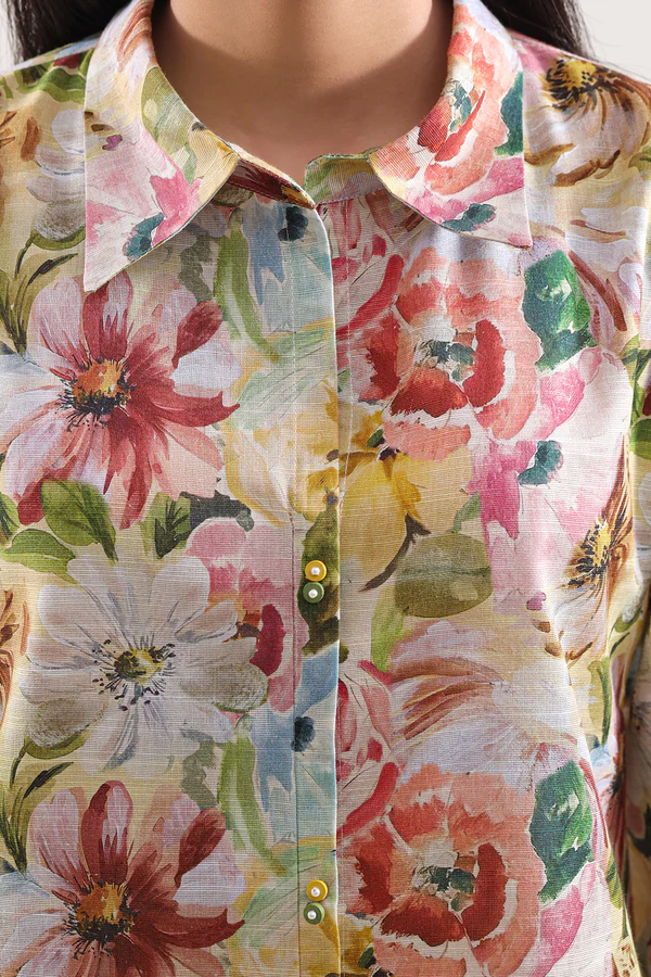 Unstitched Printed Khaddar 2 Piece - Multi