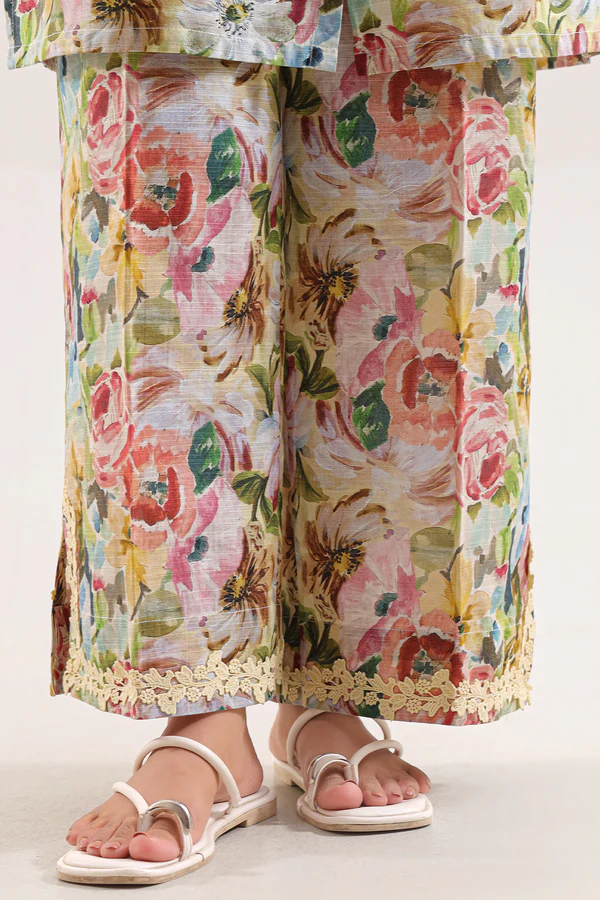 Unstitched Printed Khaddar 2 Piece - Multi