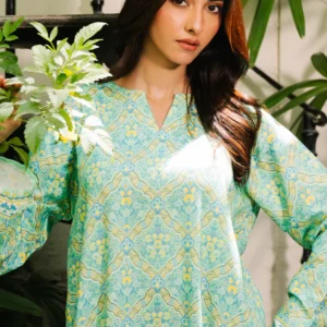 Unstitched 2 Piece Printed Viscose - Shirt & Shalwar