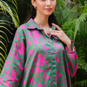 Unstitched 2 Piece Printed Khaddar - Shirt & Trouser
