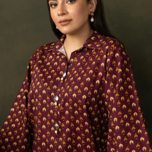 Unstitched 2 Piece Printed Viscose - Shirt & Shalwar