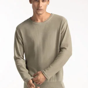 Crew Neck Sweater - Beige