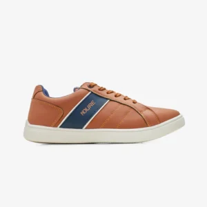 Men’s Tan Casual Contrast Sneakers