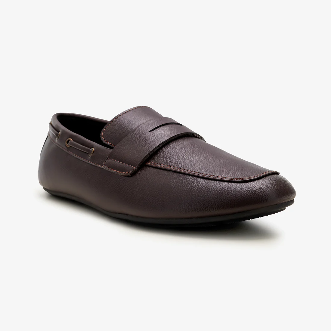 Men's Espresso Penny Loafers - Image 4