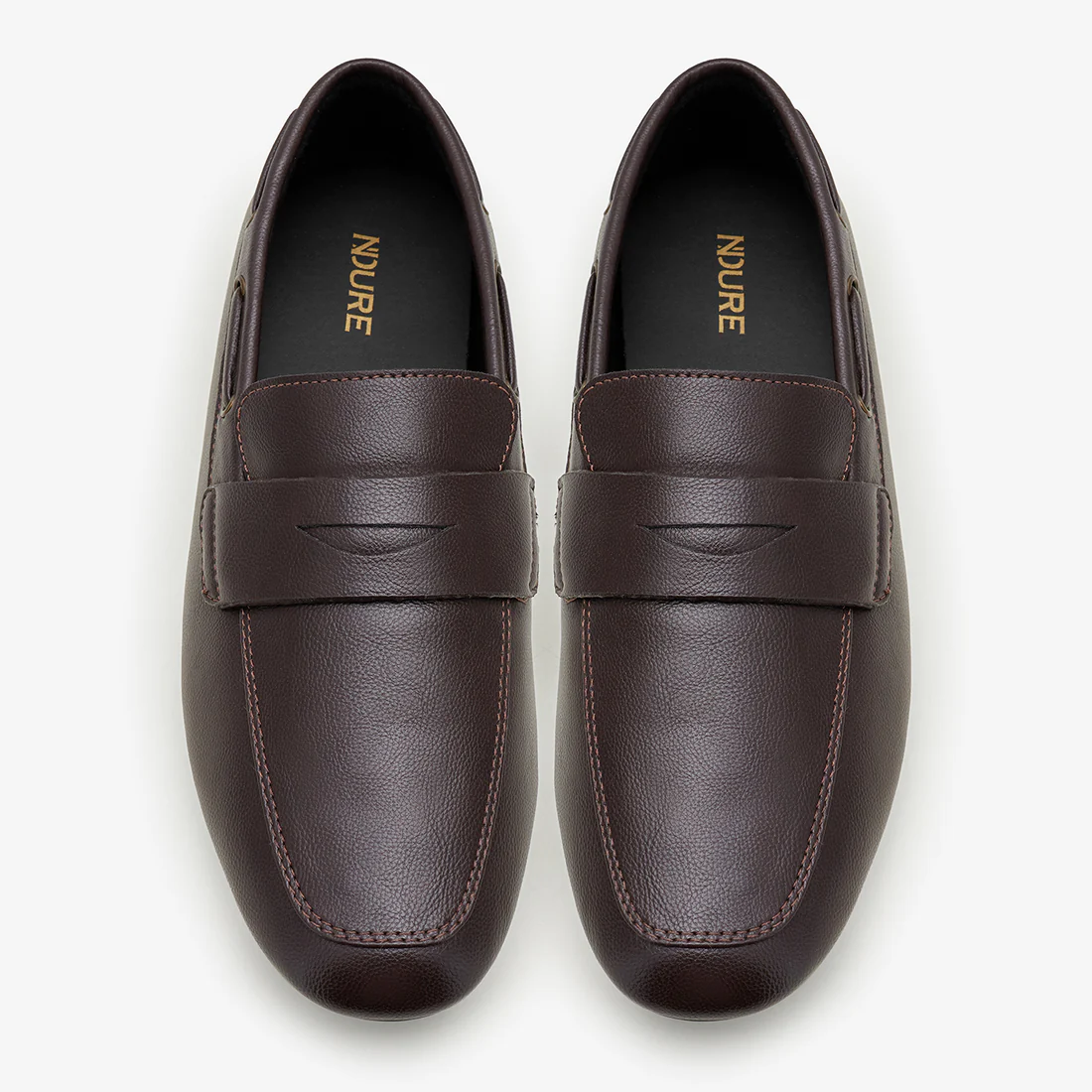 Men's Espresso Penny Loafers - Image 5