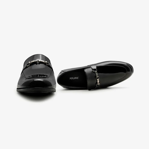 Men's Black Formal Dress Shoes - Image 4