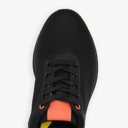 Men's Black Lace-Up Sneakers - Image 3