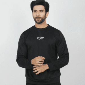 Eminent Men's Full Sleeves Sweatshirt - Black