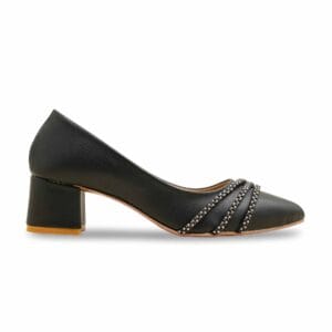 Women's Stylish Court Shoes - Black