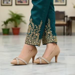 Elegant Beige Court Shoes