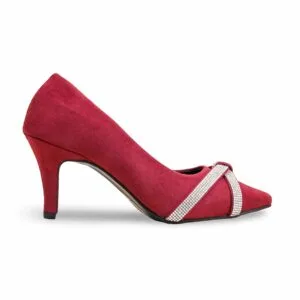 Maroon Court Shoes For Women