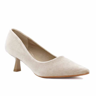 Beige Formal Court Shoes For Women