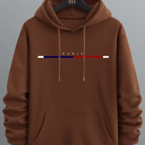 Mens Printed Kangaroo Hoodie