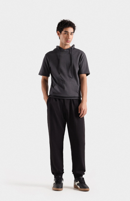 Men’s Basic Short-Sleeve Hoodie