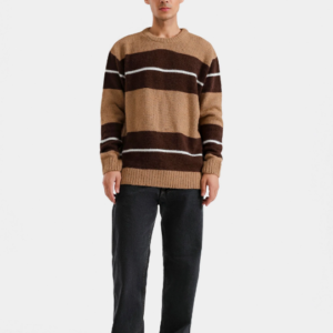 KNITTED STRIPED SWEATER