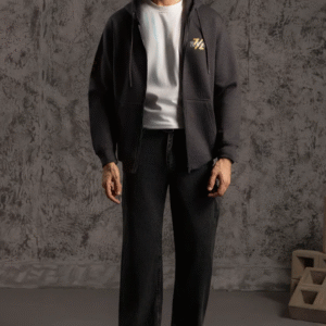 Graphic Zipper Hoodie