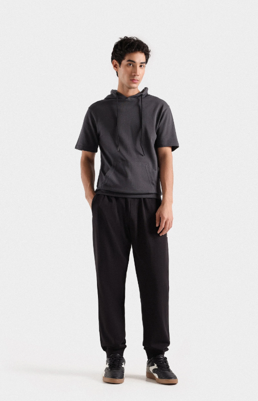 Men’s Basic Short-Sleeve Hoodie - Image 4