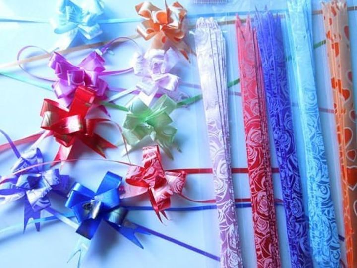 Pull Flower Ribbon – 60 Pcs Multicolor - Image 2