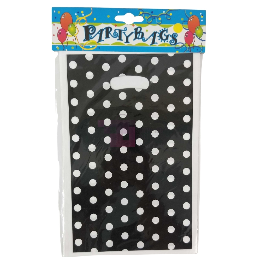 Black Polka Goody Bags - Image 2