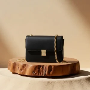 Aurelia Chain Bag Black for Women/Girls- Stylish look