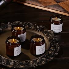 Mini Scented Candles in Glass Jars – Pack of 4 - Image 3