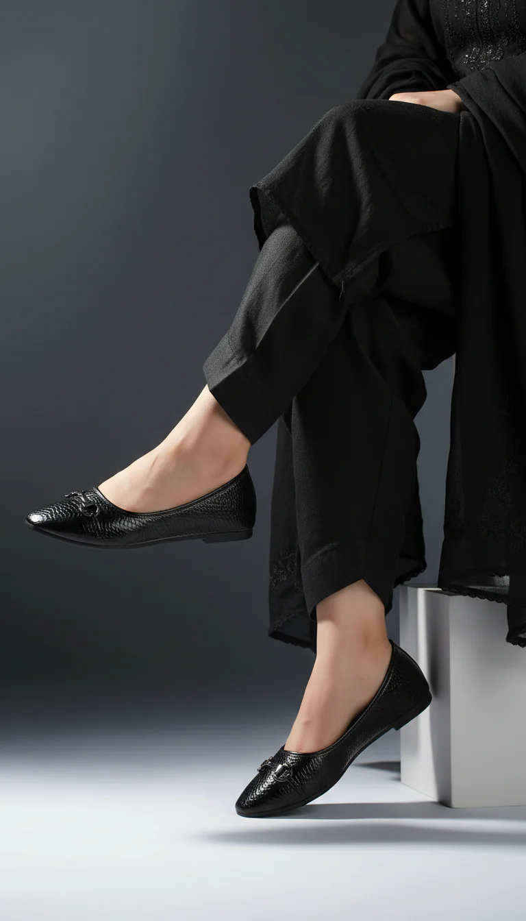 Black Casual Pumps For Women