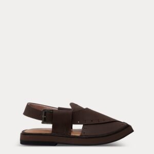 Men Peshawari Chappal Brown