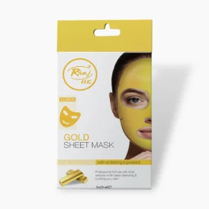 Rivaj Gold Sheet Mask 1PC hydrating glow skincare face mask