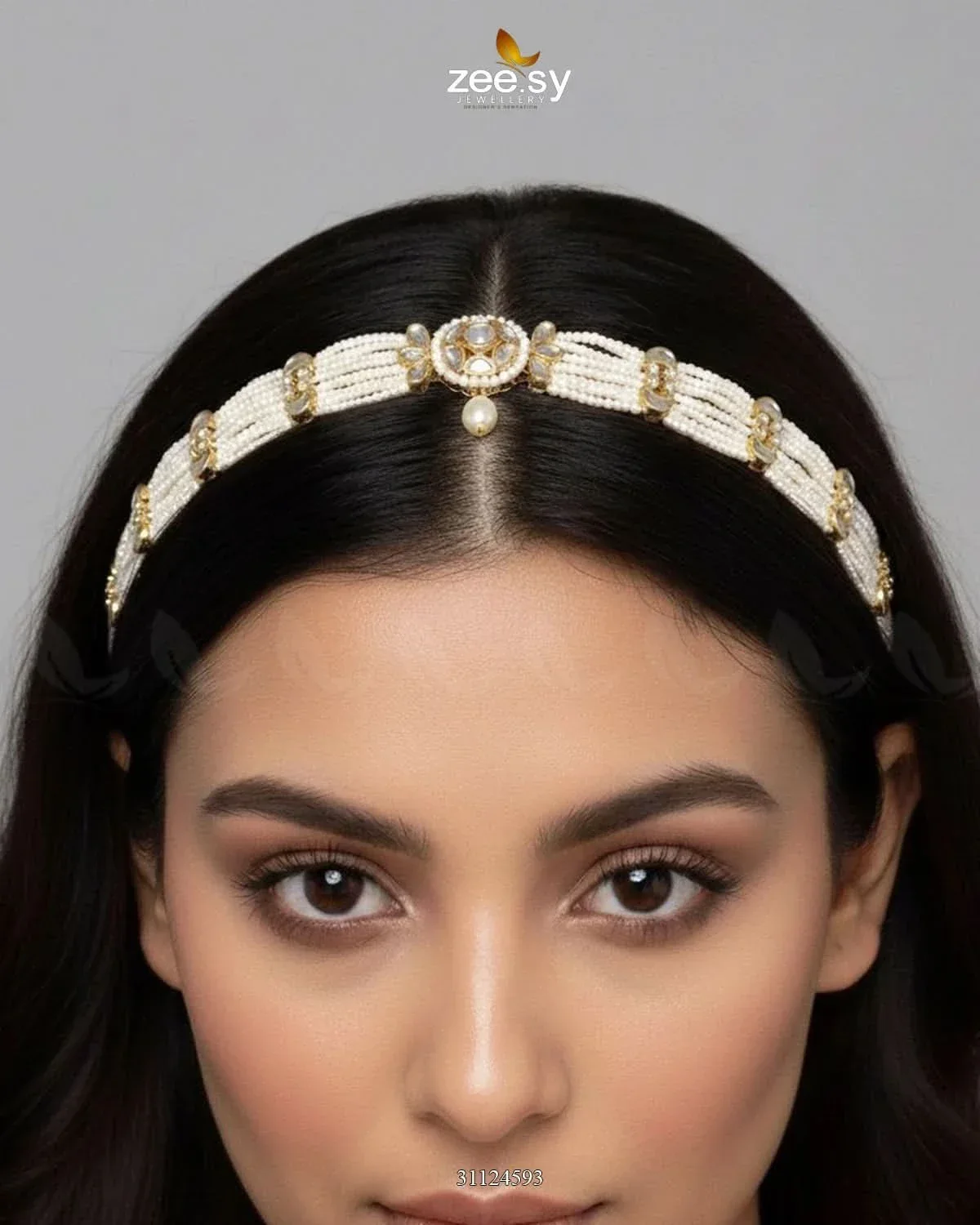 Ancestral Jewel Forehead Sheesh Patti
